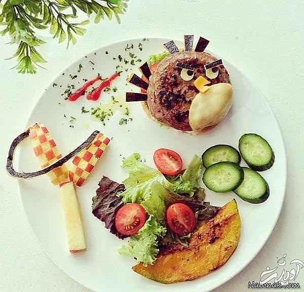 تزیین غذای کودک